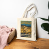 Mammoth Hot Springs Tote Bag – Yellowstone National Park Vintage Canvas Tote