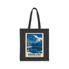 Mirror Lake Yosemite Tote Bag – Vintage Winter Poster Canvas Tote