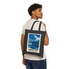 Mirror Lake Yosemite Tote Bag – Vintage Winter Poster Canvas Tote