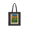 Lower Yosemite Fall Tote Bag – Vintage National Park Poster Canvas Tote
