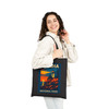 Acadia National Park Tote Bag – Sunset Lighthouse Vintage Travel Poster Canvas Tote