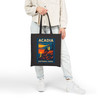 Acadia National Park Tote Bag – Sunset Lighthouse Vintage Travel Poster Canvas Tote