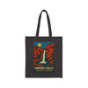 Havasu Falls Tote Bag – Havasupai Arizona Waterfall Vintage Travel Poster Canvas Tote