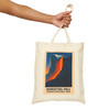 Horsetail Fall Firefall Yosemite Tote Bag – Vintage National Park Poster Canvas Tote
