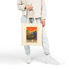 Tunnel View Sunrise Yosemite Tote Bag – Vintage National Park Poster Canvas Tote