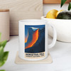Horsetail Fall Firefall Mug – Yosemite National Park Vintage Poster Coffee Cup