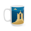 Paros Island Coastline Mug – Greek Island Vintage Travel Ceramic Coffee Cup