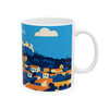 Athens Skyline Illustration Mug – Greek Cityscape Vintage Travel Ceramic Coffee Cup