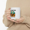 Yellowstone Bison Mug – Vintage National Park Badge Ceramic Coffee Cup