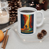 The Narrows Zion Mug – Vintage National Park Poster Ceramic Coffee Cup