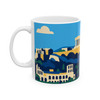 Athens Skyline Acropolis Mug – Greece Vintage Travel Poster Ceramic Coffee Cup