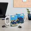 Athens Skyline Acropolis Mug – Greece Vintage Travel Poster Ceramic Coffee Cup