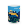 Athens Skyline Acropolis Mug – Greece Vintage Travel Poster Ceramic Coffee Cup