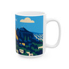 Athens Skyline Acropolis Mug – Greece Vintage Travel Poster Ceramic Coffee Cup