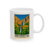 Lower Yosemite Fall Mug – Yosemite National Park Vintage Travel Poster Coffee Cup
