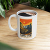 Tunnel View Yosemite National Park Mug – Vintage Travel Poster Coffee Cup