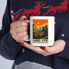 Tunnel View Yosemite National Park Mug – Vintage Travel Poster Coffee Cup