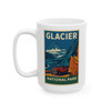 Glacier Park Red Bus Mug – Going-to-the-Sun Road Vintage Poster Coffee Cup