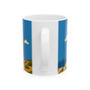 Naxos Greek Ruins Mug – Vintage Island Travel Poster Coffee Cup