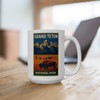 Grand Teton Bison Mug – Vintage National Park Travel Poster Coffee Cup