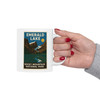 Emerald Lake Rocky Mountain Mug – Vintage National Park Poster Coffee Cup