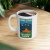Grand Teton Barn Mug – Vintage Mountain National Park Coffee Cup