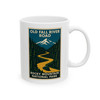 Old Fall River Road Mug – Rocky Mountain Vintage Poster Coffee Cup