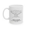 Personalized Rocky Mountain National Park Couple Mug | Custom Names & Date Coffee Cup