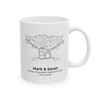 Personalized Rocky Mountain National Park Couple Mug | Custom Names & Date Coffee Cup