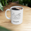 Personalized Olympic National Park Couple Mug | Custom Names & Date Coastal Coffee Cup