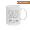 Personalized Grand Canyon National Park Couple Mug | Custom Names & Date Canyon Coffee Cup