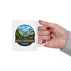 yosemite scenic coffee mug with mountain design
