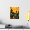 18 x 24 inch Louisiana Bayou matte poster featuring MOMENT No. 002 alligator artwork.