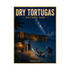 12 x 16 inch Dry Tortugas National Park matte poster featuring MOMENT No. 003 shark and nighttime fishing artwork.