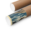 12 x 16 inch Brooks Camp Katmai Alaska matte poster featuring MOMENT No. 006 brown bear and salmon artwork.