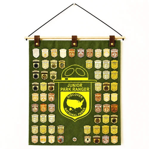Junior Ranger Scout Display BANNER with Badges