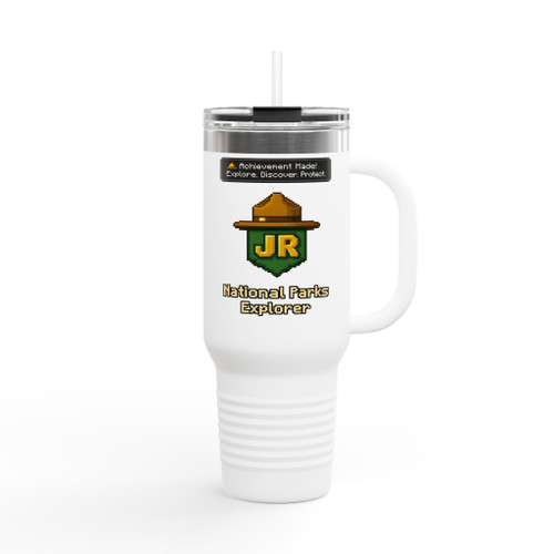National Parks Explorer Junior Ranger Badge Travel Mug – 40oz Insulated Tumbler