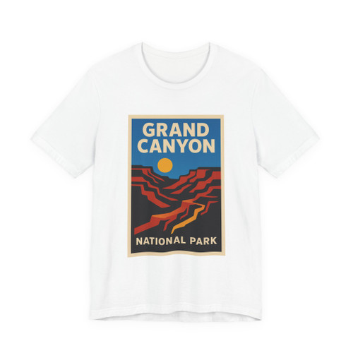 Grand Canyon National Park Tee – Retro Poster Travel Graphic T-Shirt