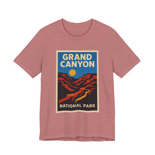 Grand Canyon National Park Tee – Retro Poster Travel Graphic T-Shirt