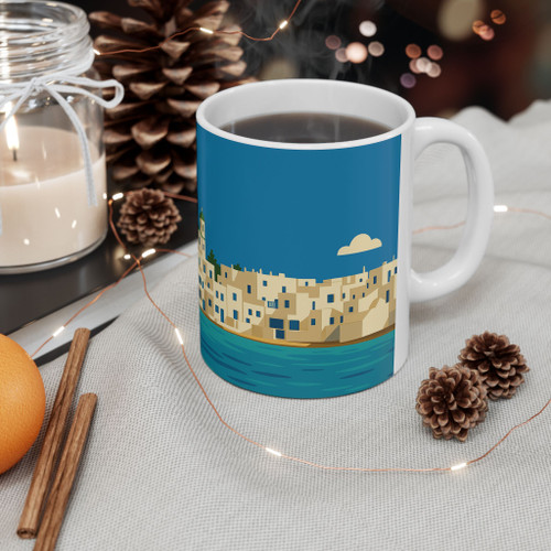 Paros Island Mug – Greece Seaside Vintage Travel Ceramic Coffee Cup