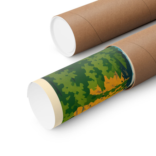 Lower Yosemite Fall Vintage Poster – Yosemite National Park Matte Wall Art (Unframed)