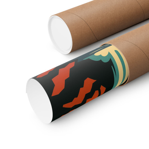 Havasu Falls Vintage Travel Poster – Havasupai Arizona Waterfall Matte Vertical Wall Print (Unframed)