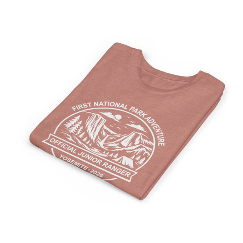 Yosemite themed kids shirt with mountain graphic