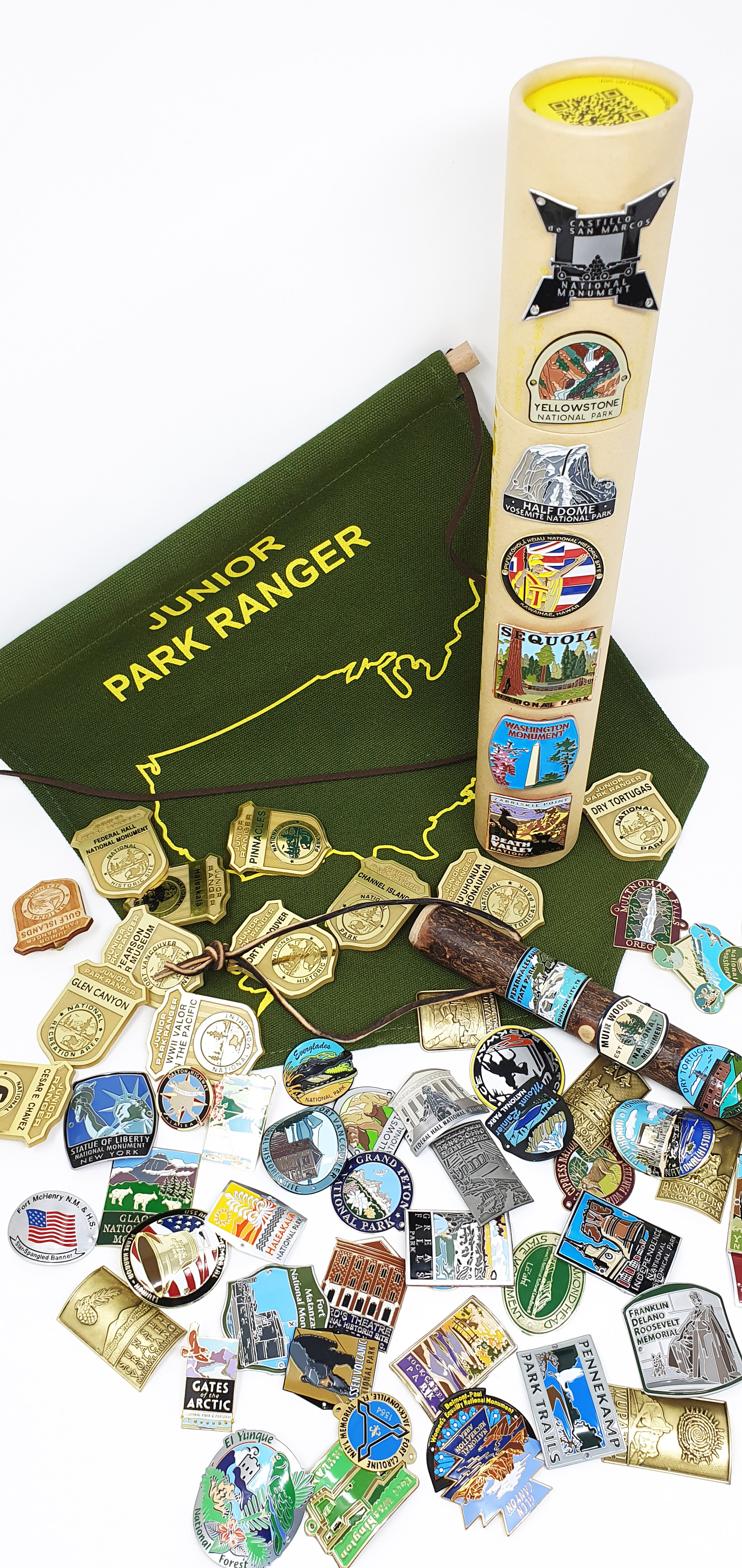 Junior Ranger Badge Canvas Banner - WNPA