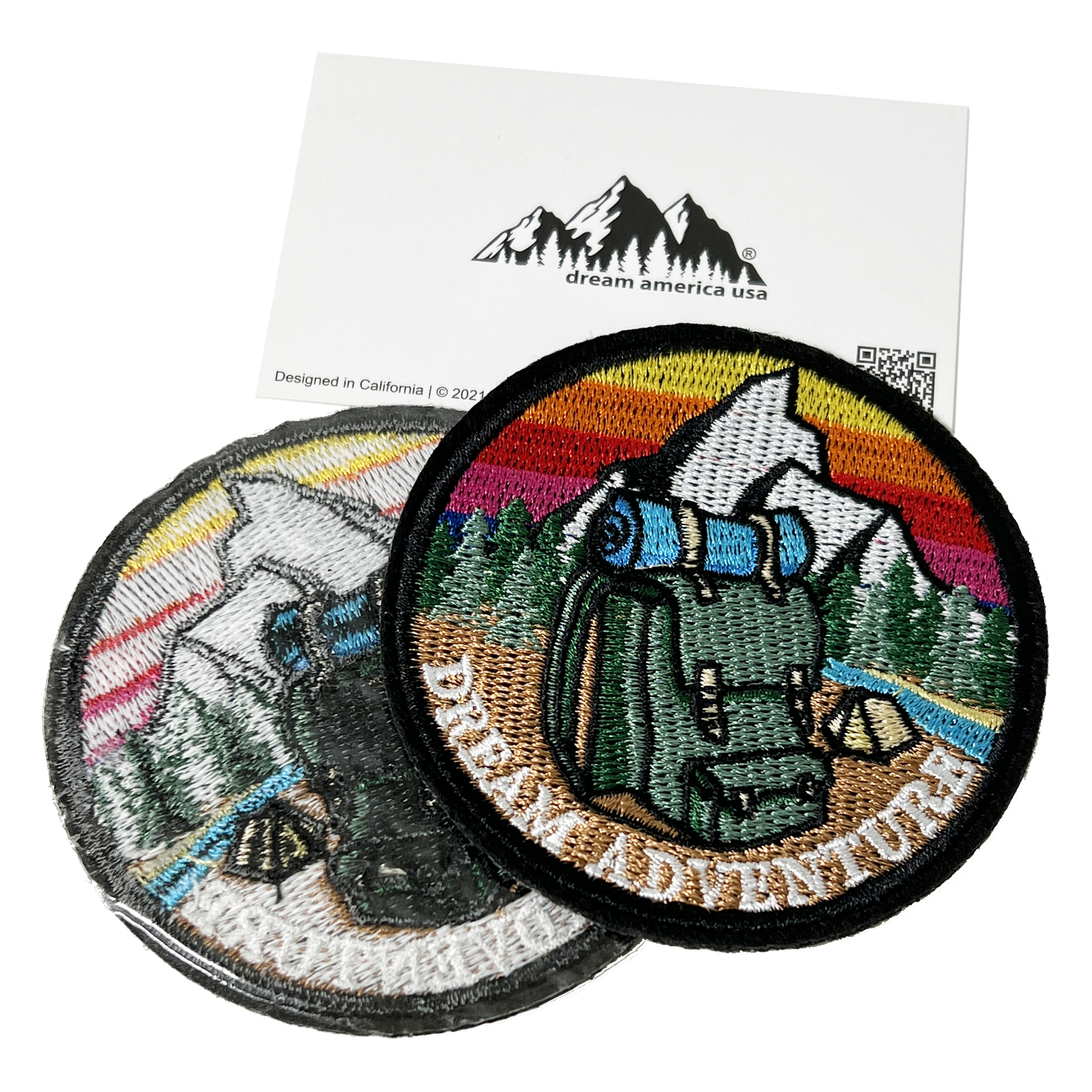 Pick One Iron on Patches Outdoors Adventure Space Cat Patch Desert Mountain  Peachy Vintage Retro Hat Backpack Jacket Patch Espi Lane 