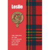 LESLIE CLAN BOOK