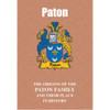 PATON FAMILY BOOK