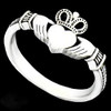 Sterling Silver Claddagh and Knotwork