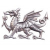 Welsh Dragon Cap Badge