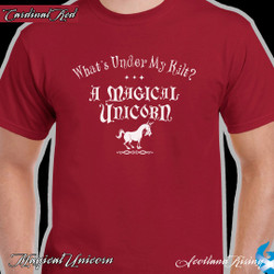 Magical Unicorn T-shirt_Cardinal Red